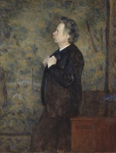 Edvard Grieg, norvég zeneszerző és zongoraművész – Edvard Grieg (1843-1907) portréja, Werenskiold, Erik Theodor (1855-1938). Olajfestmény alkotó: Erik Theodor Werenskiold