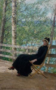 Az árnyékban alkotó: Erik Theodor Werenskiold