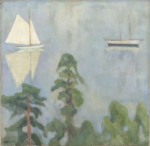 Tükrözés alkotó: Erik Theodor Werenskiold