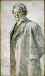 Henrik Ibsen költő (festmény vászonra) alkotó: Erik Theodor Werenskiold