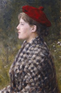 Sophie Werenskiold alkotó: Erik Theodor Werenskiold