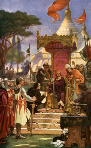 János király aláírja a Magna Cartát alkotó: Ernest (after) Normand