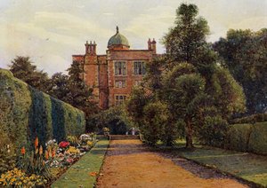 Doddington Hall, Lincoln közelében (színes litho) alkotó: Ernest Arthur Rowe