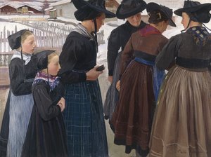 Útban a templom felé