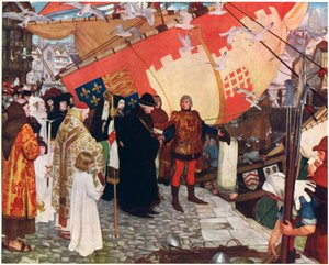 John és Sebastian Cabot távozása Bristolból 1497-ben, 1900-1930