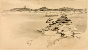 Fort Moultrie a régi Sullivan erőd helyén alkotó: Ernest C. Peixotto