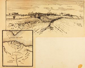 A brit sáncok jelenlegi kinézete, Yorktown