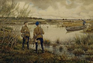 A vadászatról hazatérve, 1937 alkotó: Ernest Ernestovich Lissner