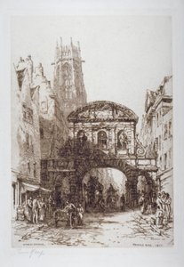Temple Bar, London, 1877 alkotó: Ernest George