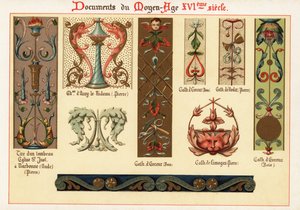 Design elemek a 16. századból. alkotó: Ernest Guillot