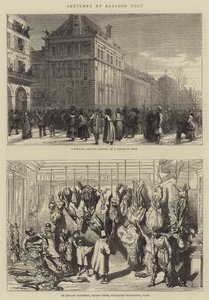 Vázlatok a Balloon Posttól alkotó: Ernest Henry Griset