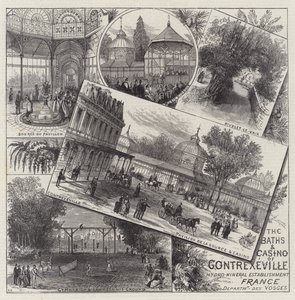 A Contrexeville-i fürdő és kaszinó alkotó: Ernest Henry Griset