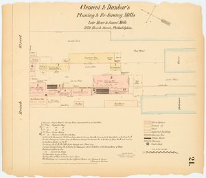 Hexamer általános felmérés; 1. kötet, 21. tábla, 1866 (kézzel színezett metszet) alkotó: Ernest Hexamer