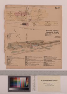 Schlosser Tannery, Anglia és Bryan Tannery Station, Maryland, Hexamer General Surveys, 1883