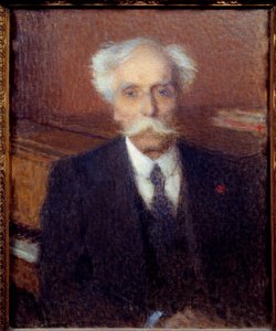 Gabriel Faure (1845-1924) francia zeneszerző portréja. Ernest Laurent festménye (1859-1929)