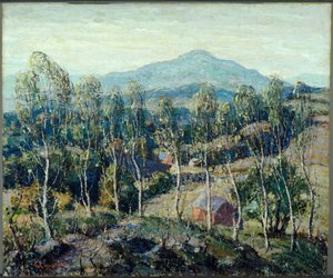 Új-angliai nyírfák alkotó: Ernest Lawson