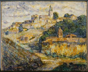 Alkonyat Spanyolországban alkotó: Ernest Lawson