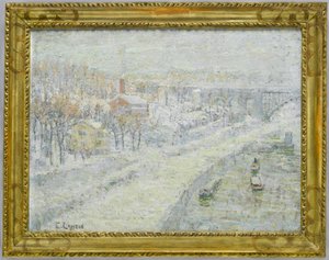 Téli táj – Washington Bridge, 1907-1910 körül
