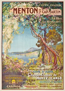 Menton és Cap-Martin, alkotó: Ernest Louis Lessieux