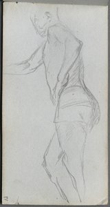 Vázlatfüzet, 87. oldal: ábratanulmány alkotó: Ernest Meissonier