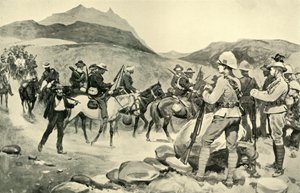 "Prinsloo erőinek megadása a Caledon folyónál", 1901.