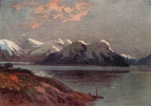 A Magellán-szoros (színes litográfia)
