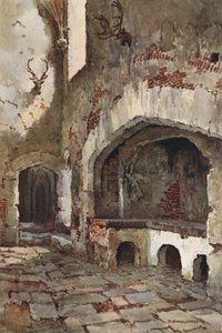 Wolsey konyhájának sarka (színes litó) alkotó: Ernest William Haslehust