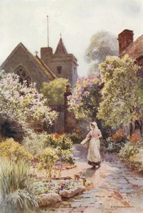 Hűsítő templom (színes litó) alkotó: Ernest William Haslehust