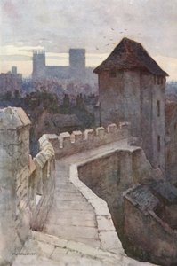 Fishergate poszter a falakról (színes litho) alkotó: Ernest William Haslehust