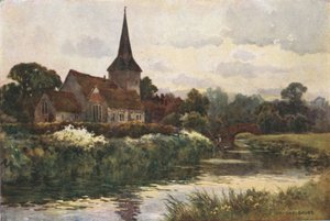Fordwich (színes litho) alkotó: Ernest William Haslehust