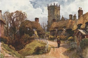 Godshill (színes litó) alkotó: Ernest William Haslehust