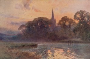 Holy Trinity Church, Stratford-on-Avon (színes litó) alkotó: Ernest William Haslehust