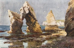Édesvízi-öbölben (színes litó) alkotó: Ernest William Haslehust