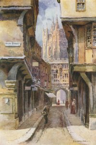 Mercery Lane (színes litó) alkotó: Ernest William Haslehust