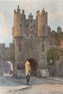 Micklegate bár (színes litho) alkotó: Ernest William Haslehust