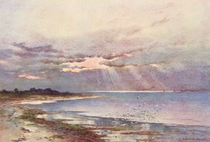 Temze folyó: (színes litográfia) alkotó: Ernest William Haslehust