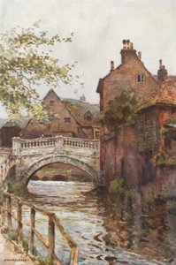 A városi híd (színes litó) alkotó: Ernest William Haslehust