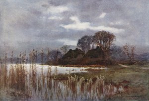 A malomtó, Beaulieu (színes litó) alkotó: Ernest William Haslehust