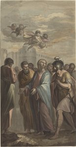 Krisztus apostolokkal és egy római katonával alkotó: Ernest Zacharias Platner