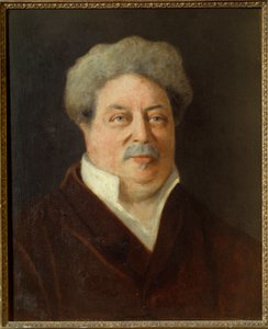 Alexandre Dumas Pere (1802-1870) portréja Ernestine Philippain festménye (19. század) 1860 Villers Cotterets. Alexandre Dumas Múzeum alkotó: Ernestine Philippain