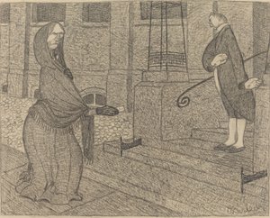 Felső osztályú, 1906. alkotó: Ernst Barlach