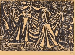 A haláltánc II alkotó: Ernst Barlach