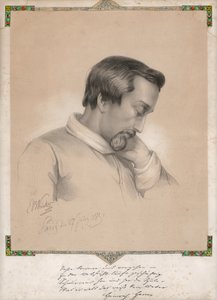 Julius Ernst Benedikt Kietz, Heinrich Heine portréja alkotó: Ernst Benedikt Kietz