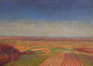 Marchfeld vom Bisamberg alkotó: Ernst Eck