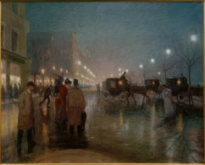 Hamburg, a Jungfernstieg este