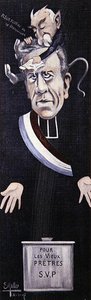 Abbe Lemire vigaszt kap Georges Clemenceau-tól alkotó: Ernst Emmanuel Muller