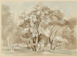 Facsoport a római Villa Borghese parkjában alkotó: Ernst Fries