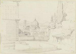 Firenze a Boboli-kertből nézve