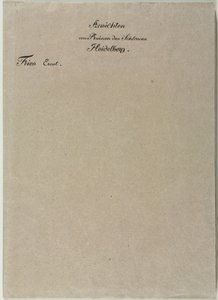 Hat nézet a heidelbergi kastélyról: Wrapper