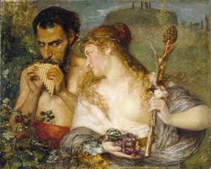 Nimfa és faun, 1878
